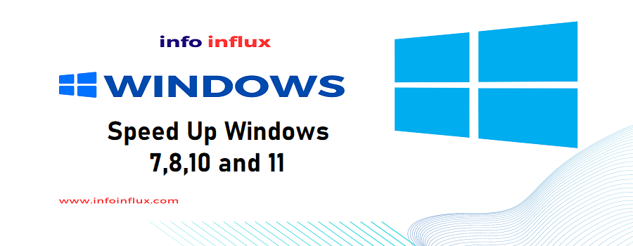 Speeding Up Windows 7,8,10 and 11