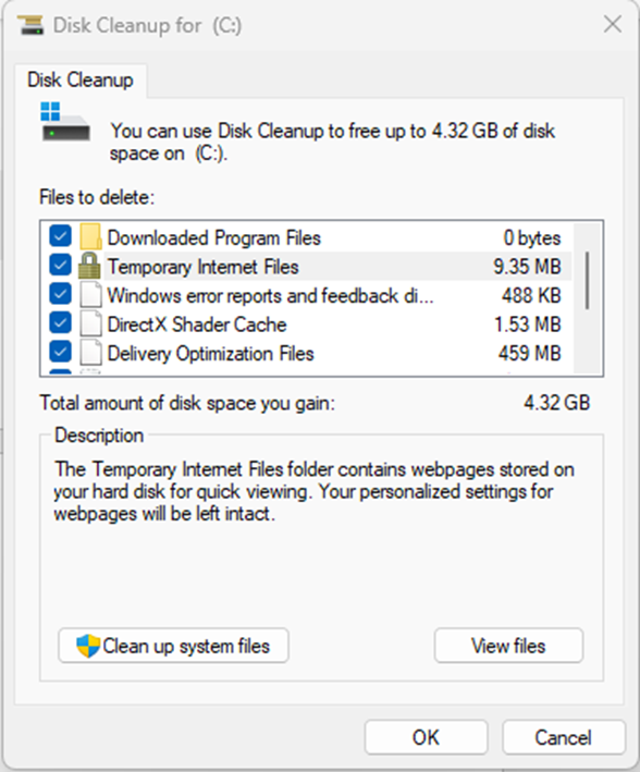Clean Temp and Junk Files from Windows