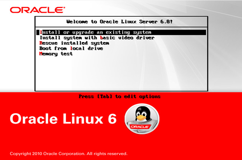 Install Oracle Linux