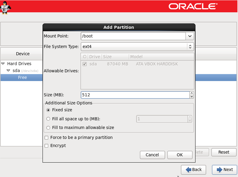 Install Oracle Linux