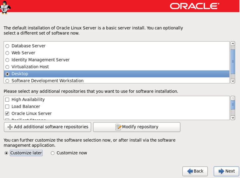 Install Oracle Linux